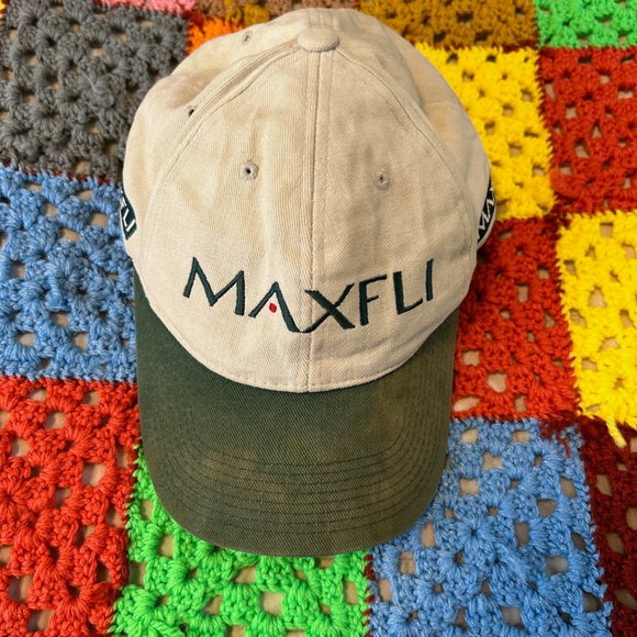 Vintage Y2K MAXFLI Golf Embroidered 100% Cotton Dad Cap Strapback Korea … main image 7